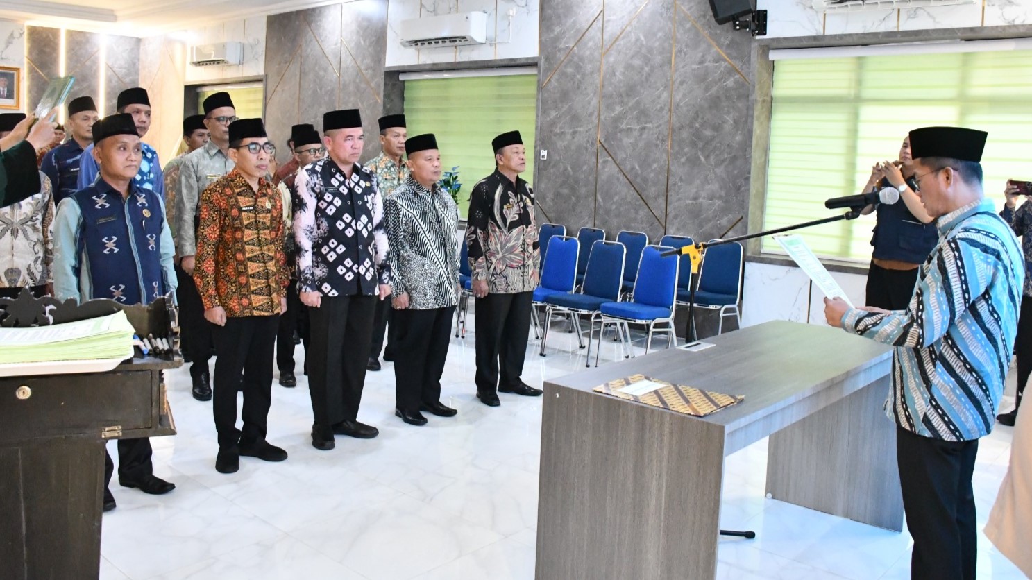 Lantik 14 Kepala KUA, Kakanwil Kemenag Sumsel Titip Pesan Khusus Terkait Ketahanan Keluarga di Sumsel 